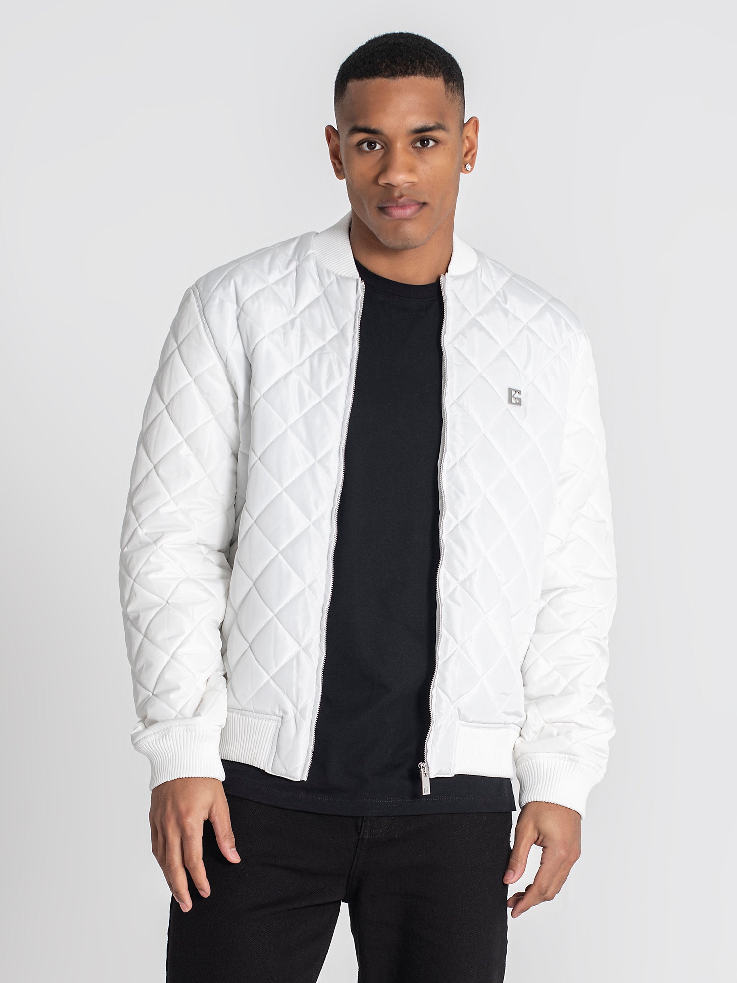 bombers / White Pillow Bomber Jacket