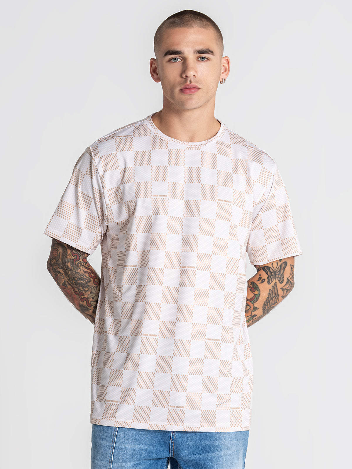 t-shirts / Beige Piazza Tee