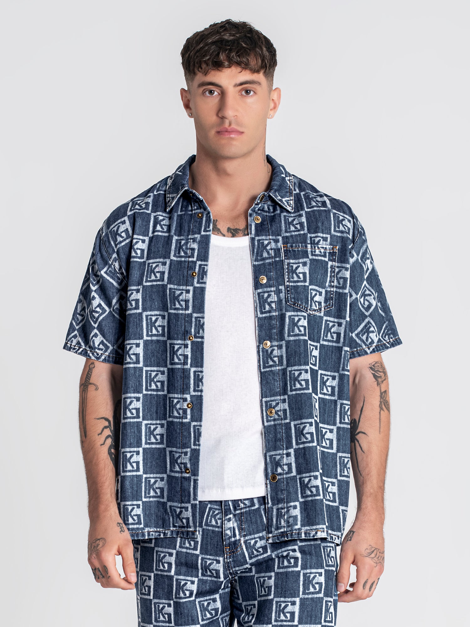 Blue Clone Denim Shirt