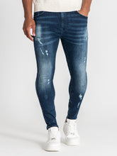 jeans / Dark Blue Zipper Jeans
