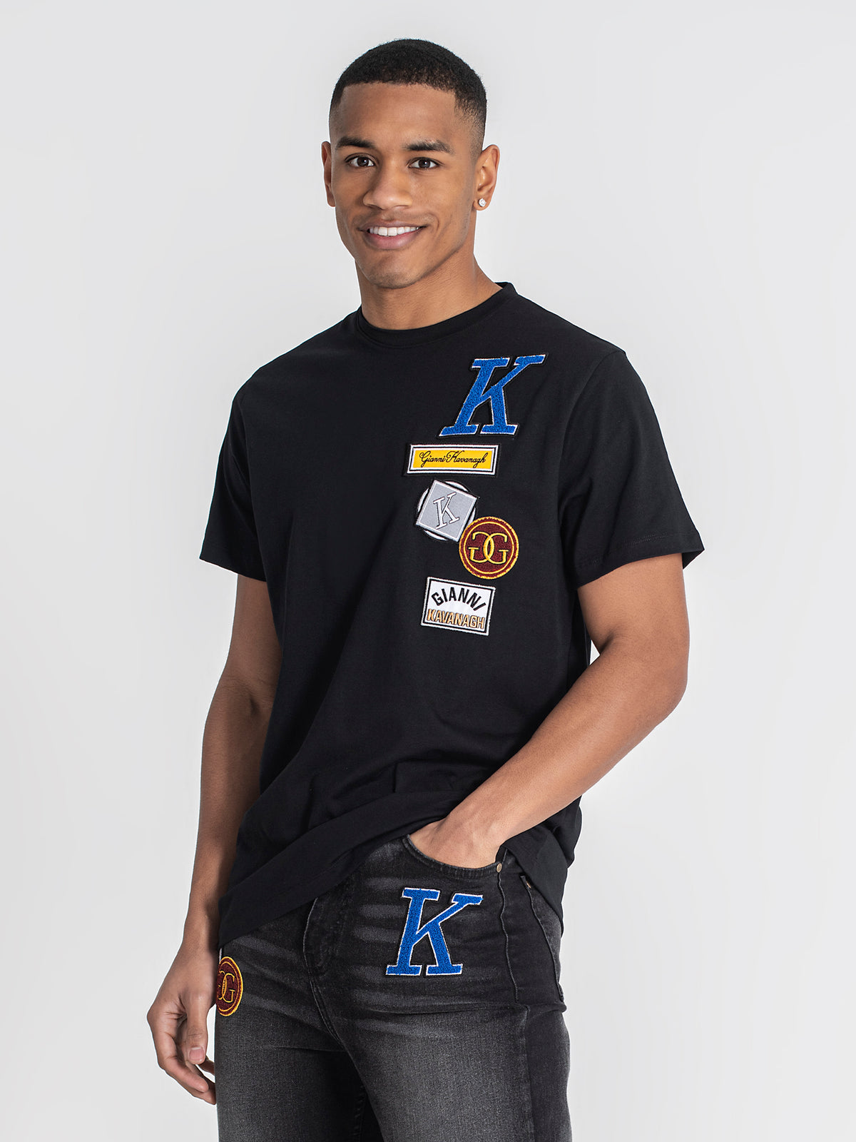 t-shirts / Black Collage Tee