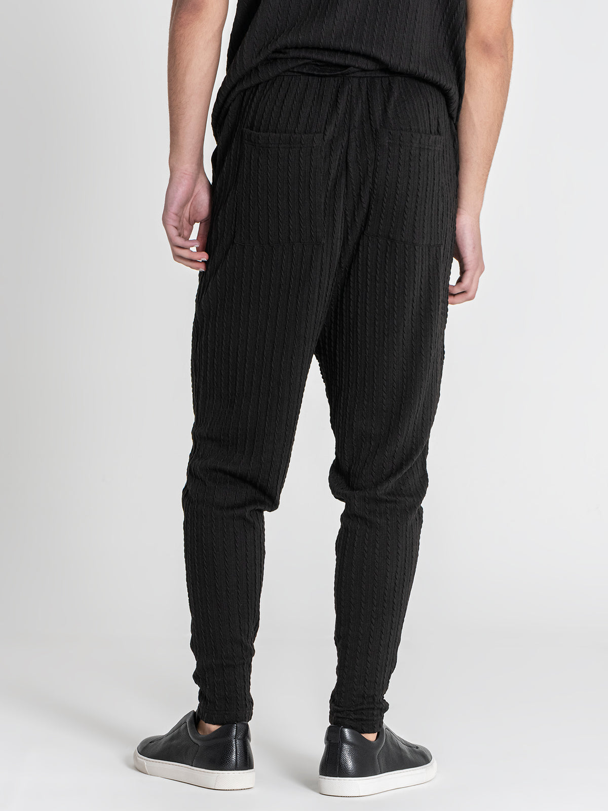 joggers / Black Tactile Joggers
