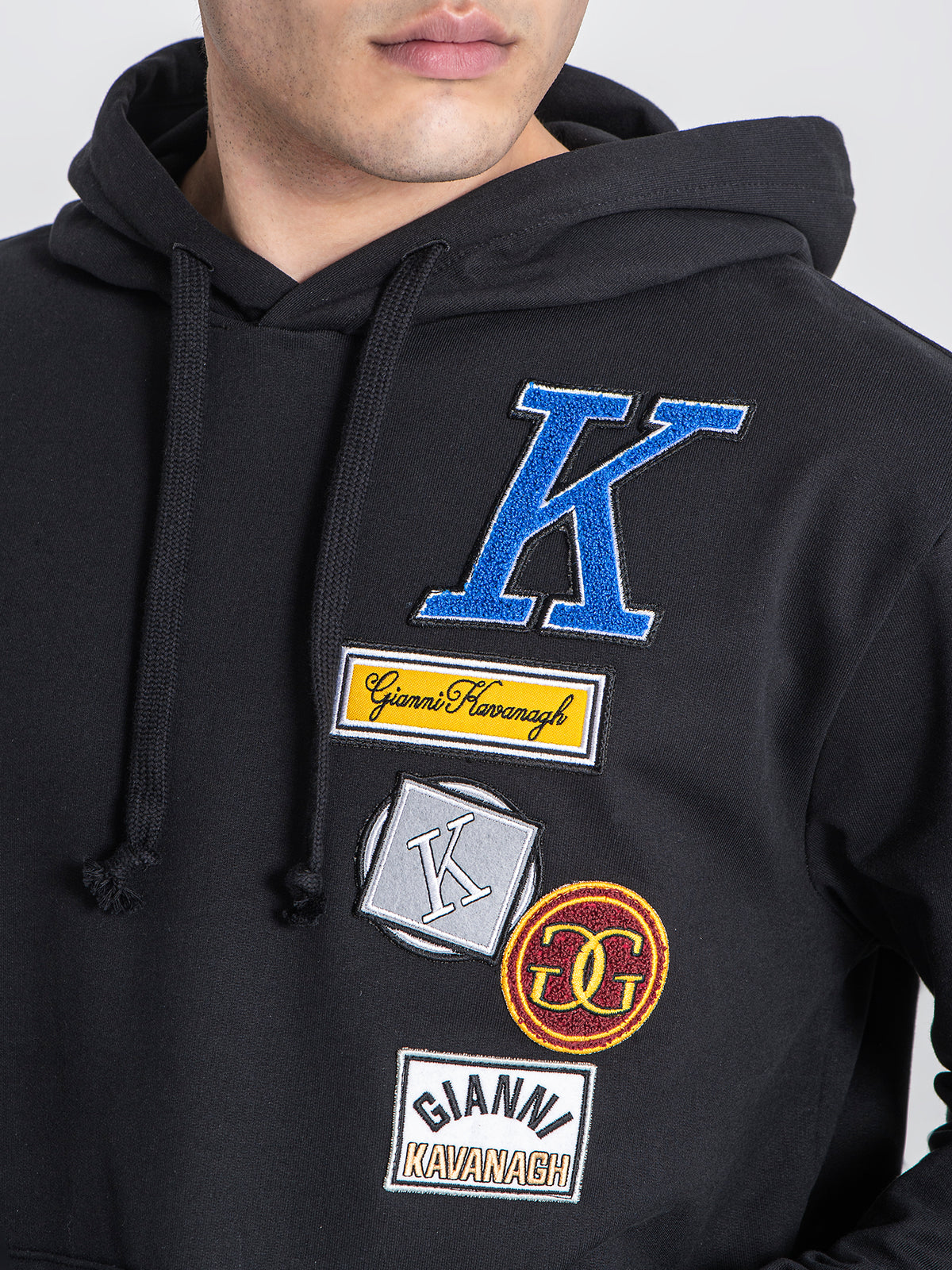 hoodies / Black Collage Hoodie