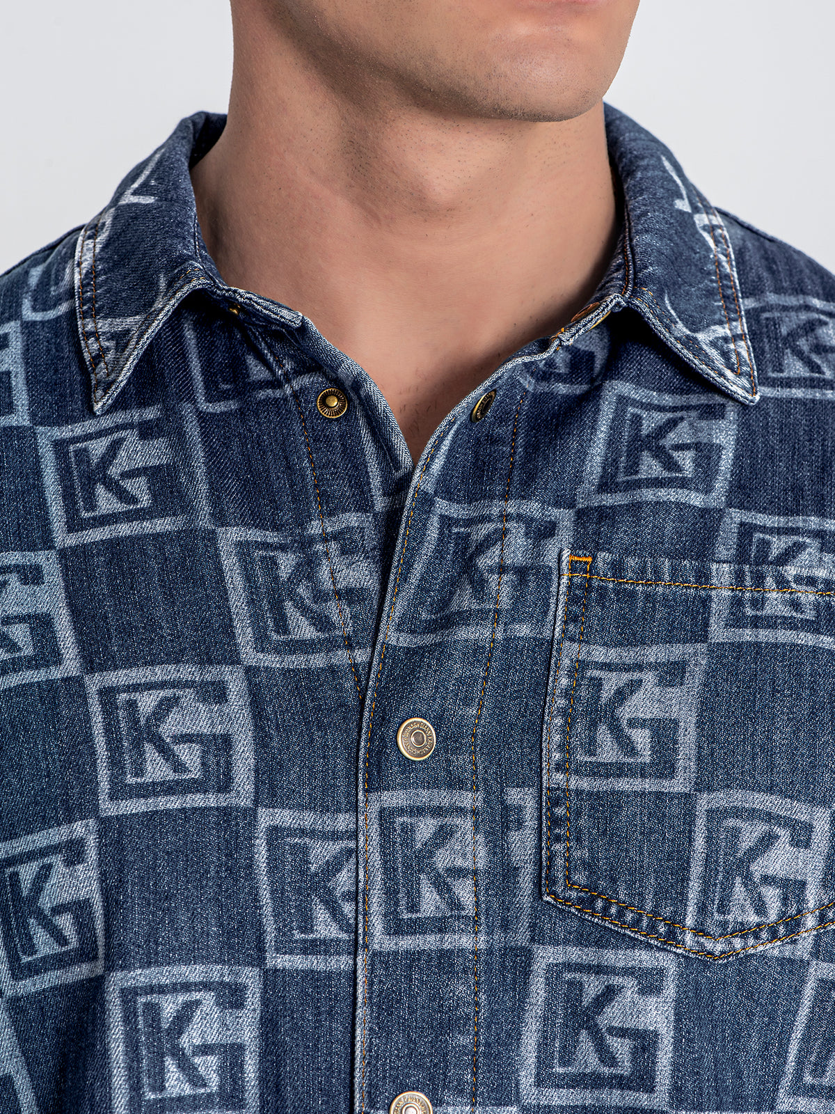shirts / Blue Clone Denim Shirt