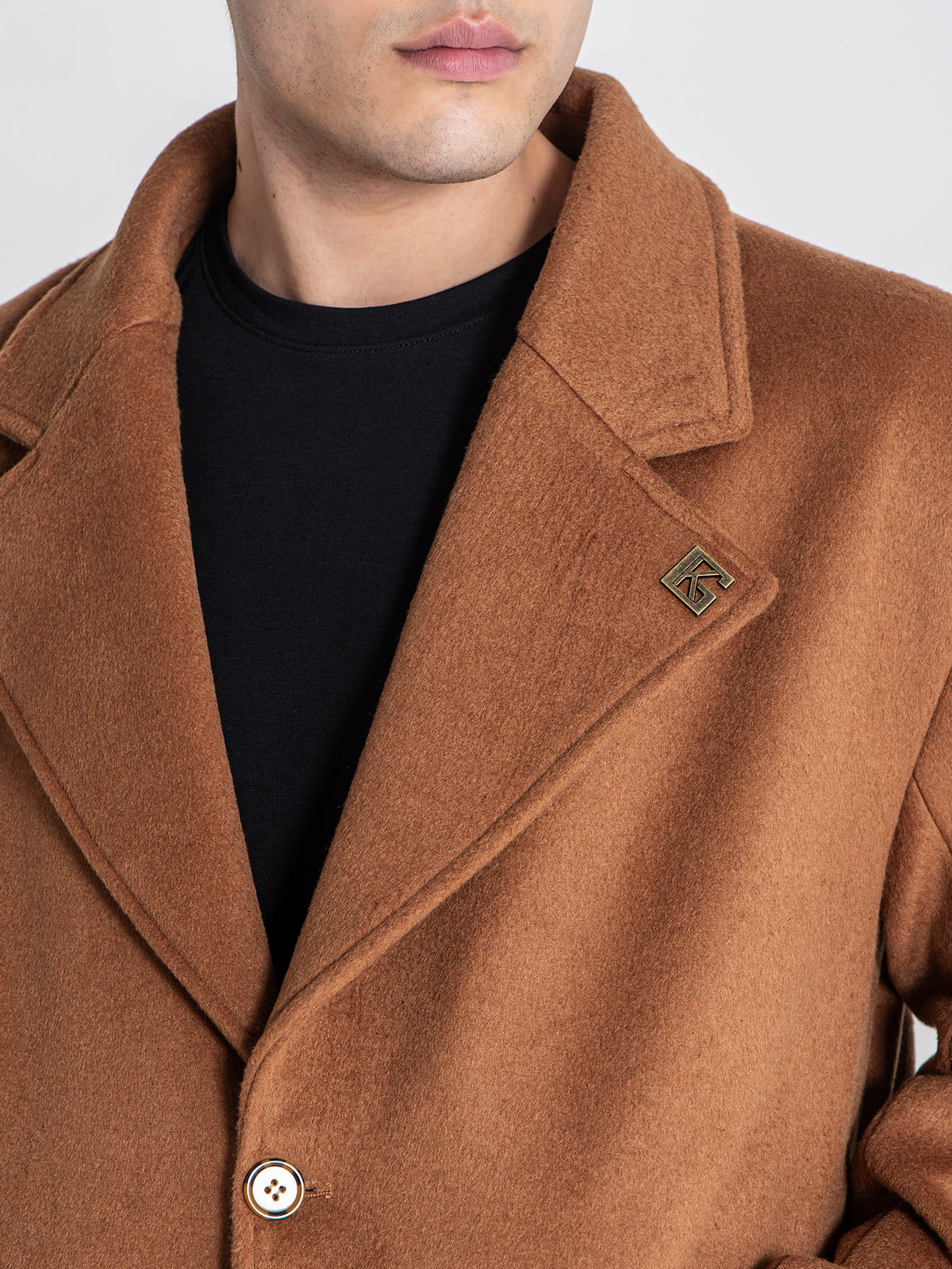 overcoats / Camel Oxford Coat