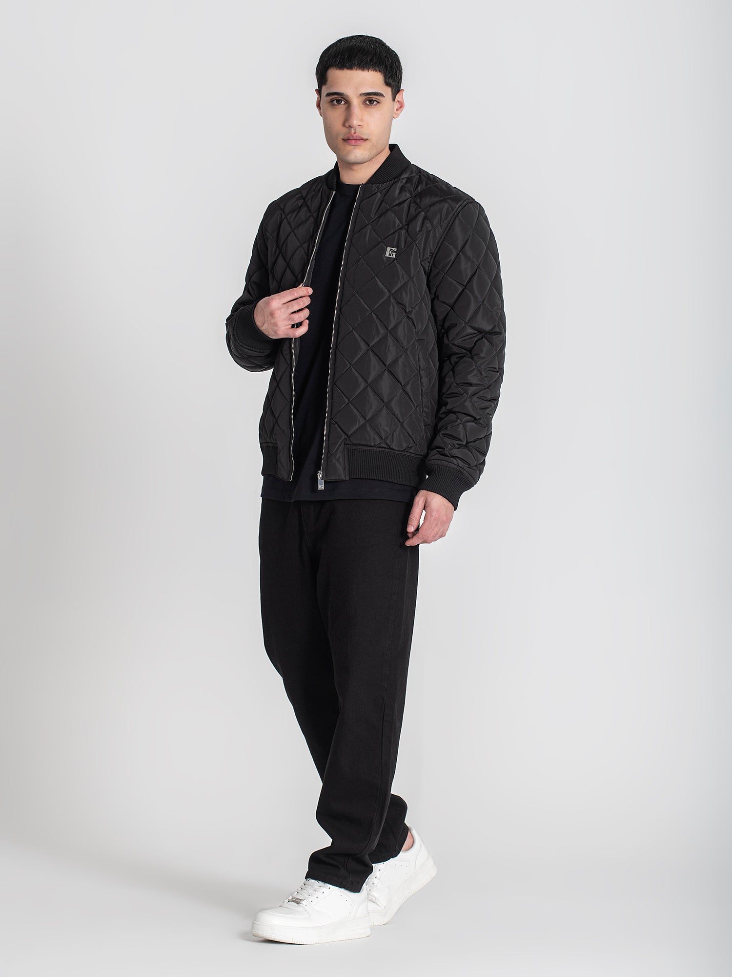 bombers / Black Pillow Bomber Jacket