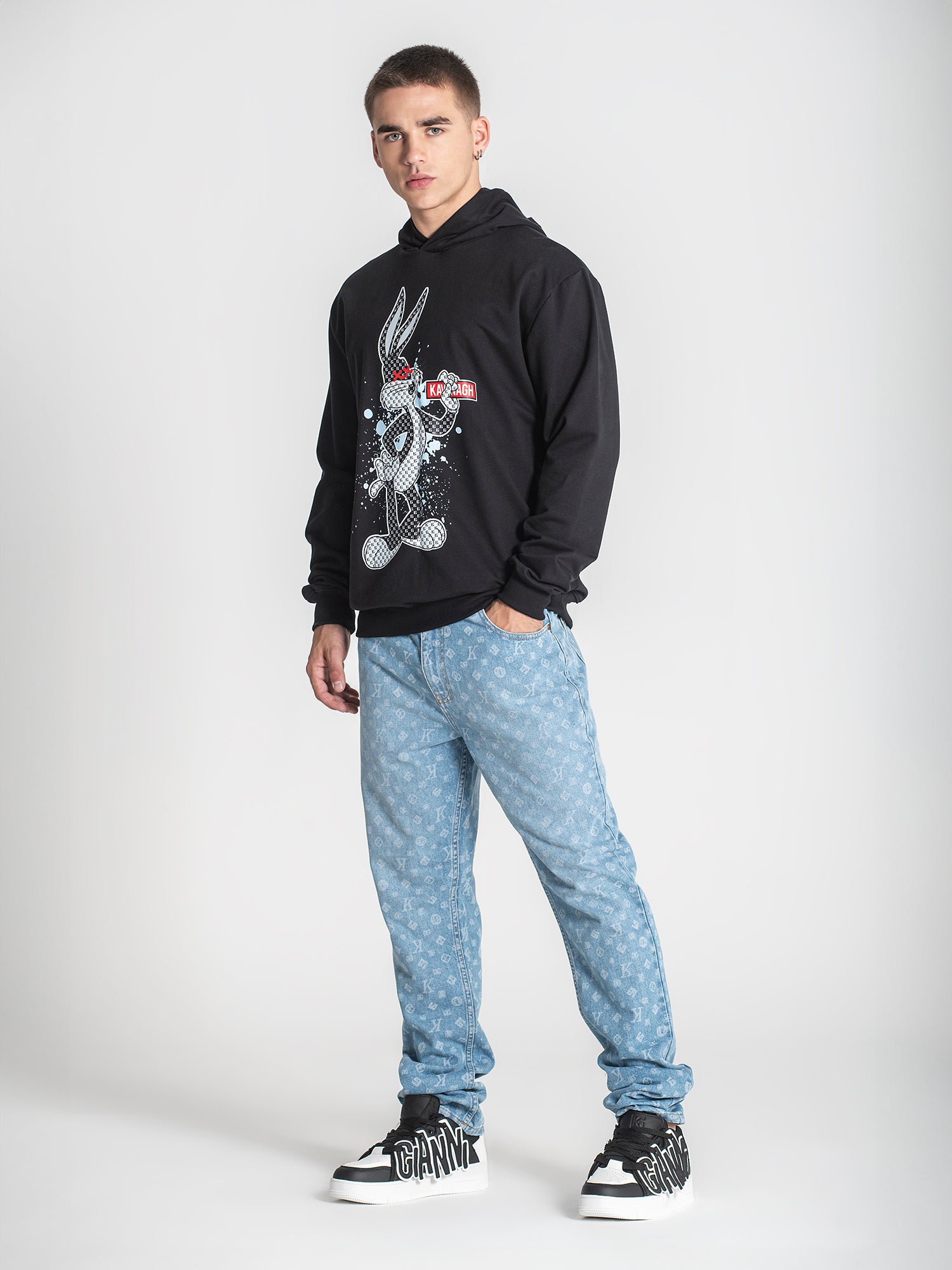 hoodies / Black Bunny Hoodie