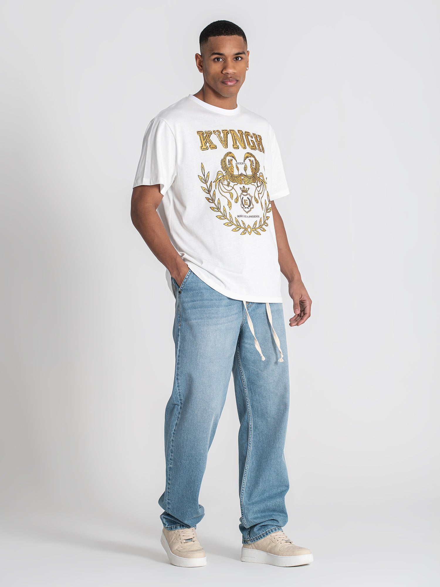 t-shirts / Sand Phoenix Oversized Tee