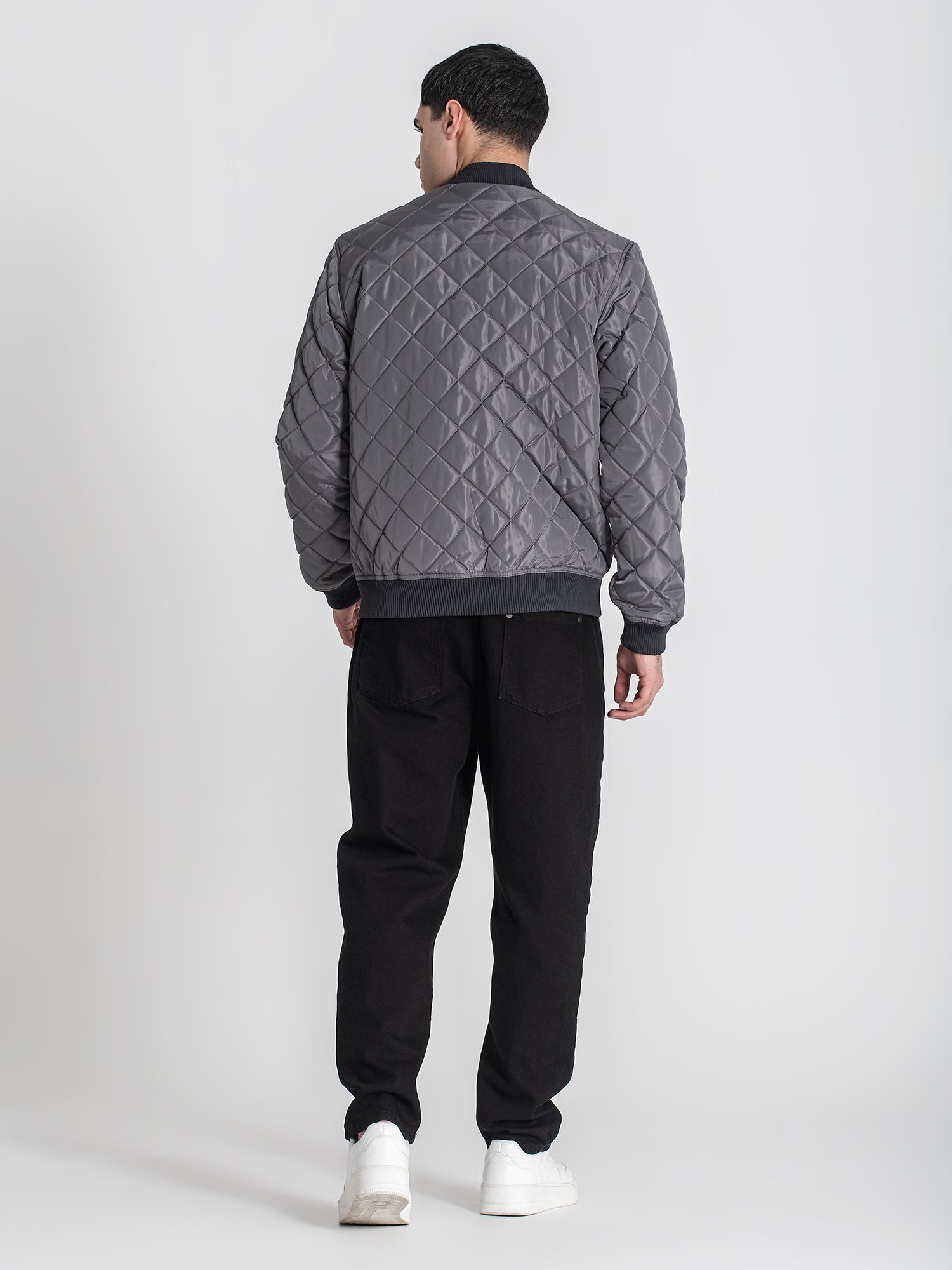 bombers / Grey Pillow Bomber Jacket