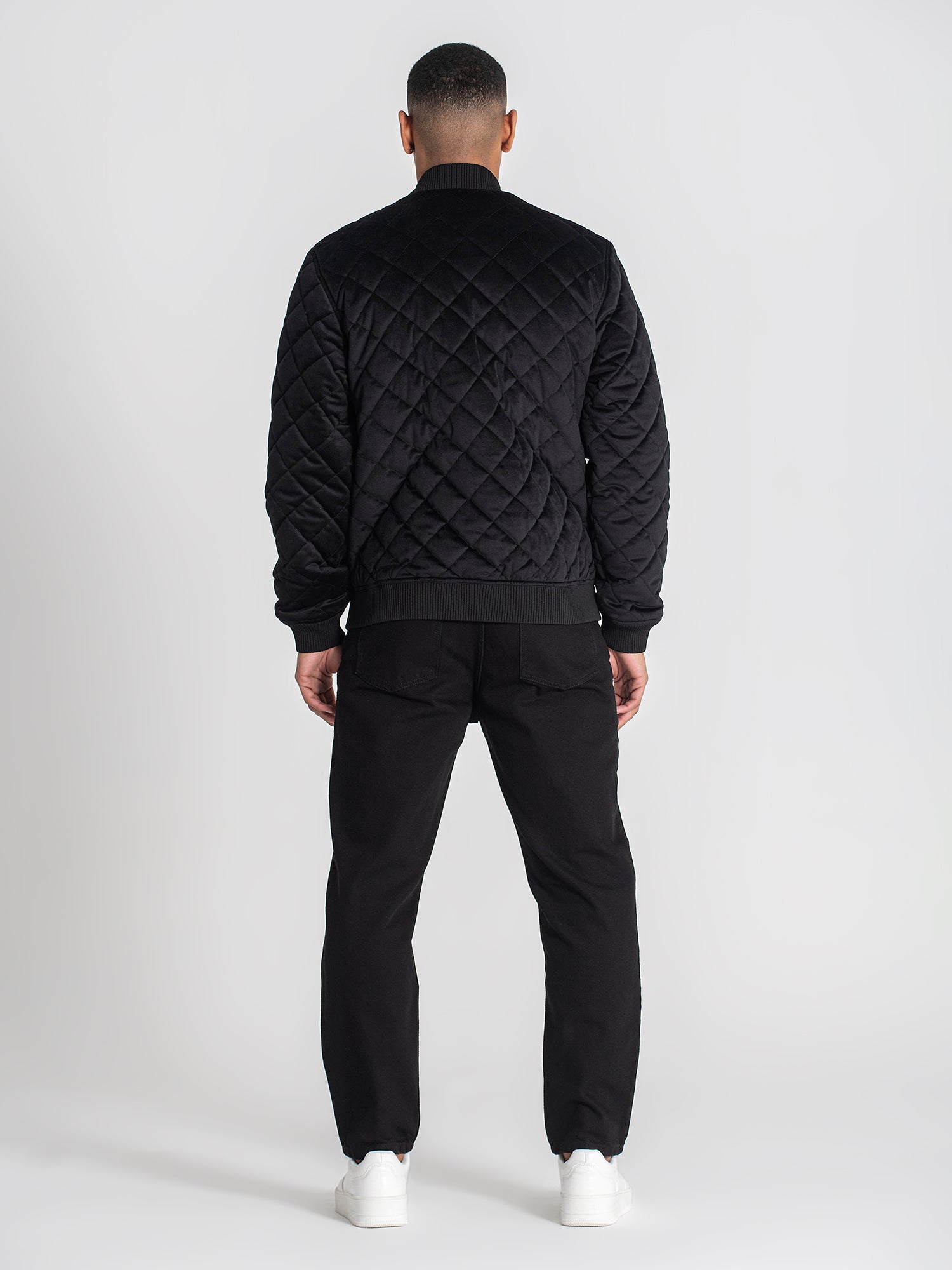 jackets / Black Pillow Velvet Jacket