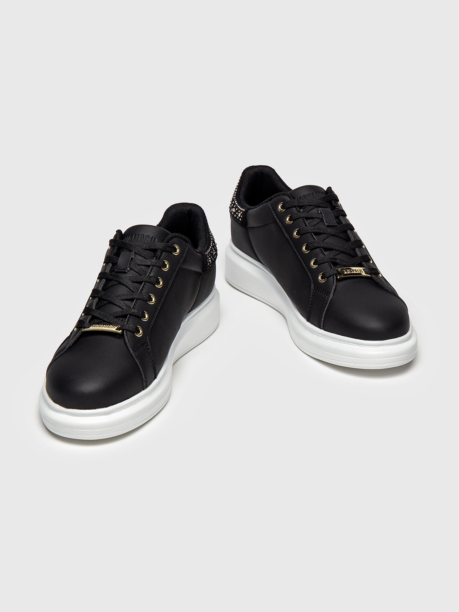 sneakers / Black Crystal Fade Sneakers