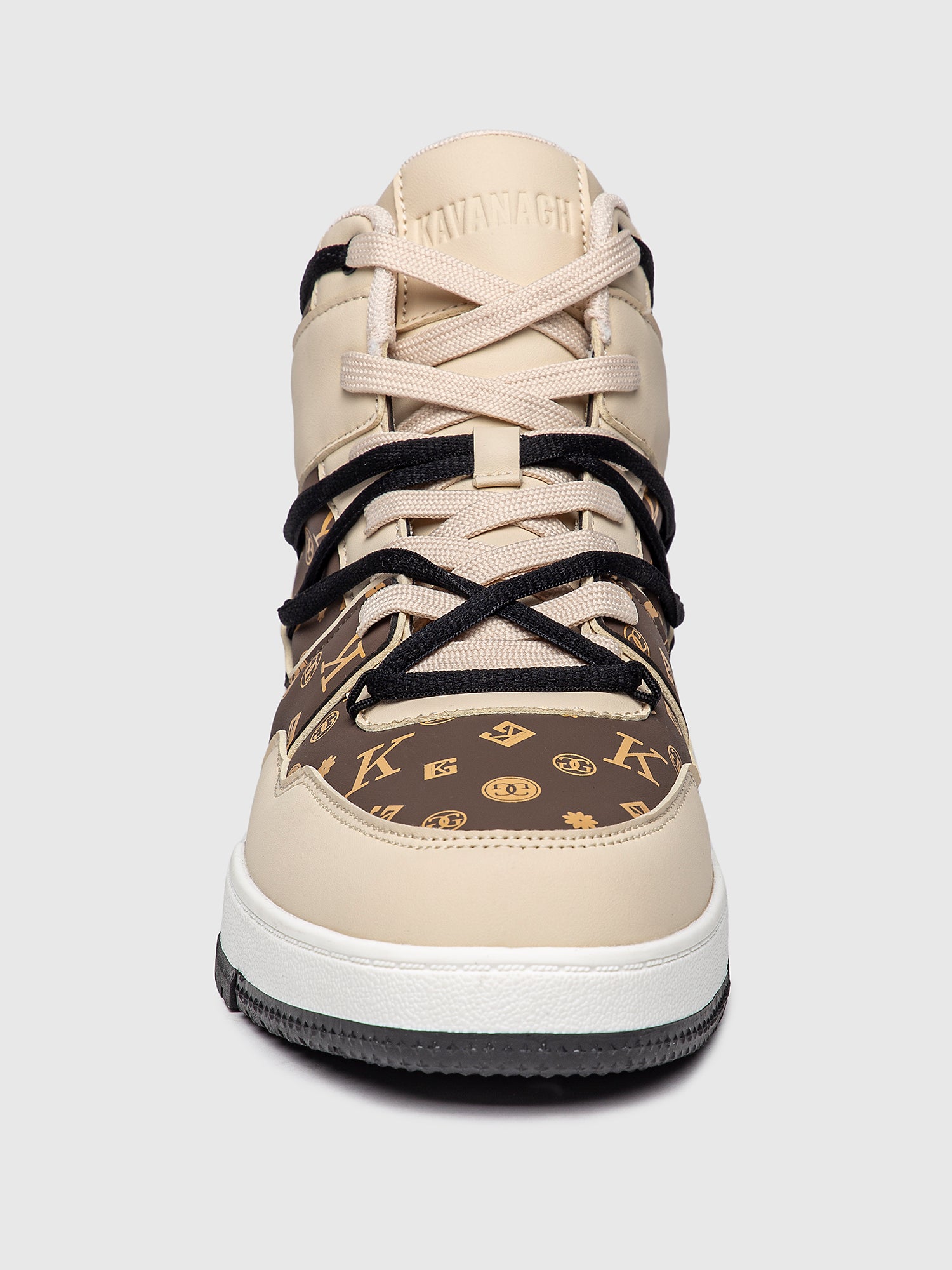 sneakers / Brown Logomania High Sneakers