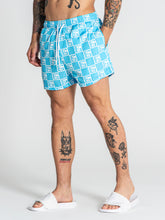 swimshorts / Light Blue Checkers Swimshorts