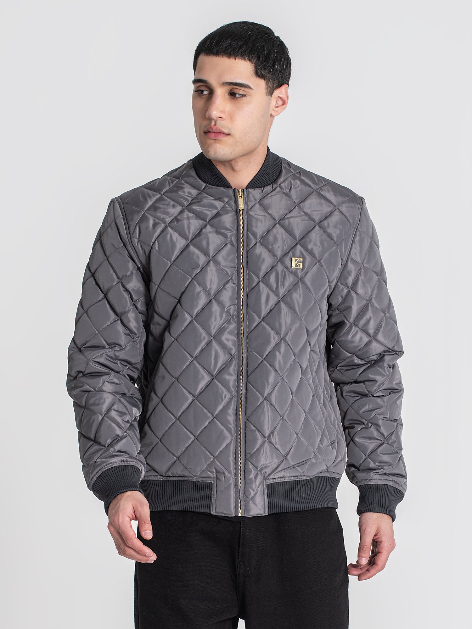 bombers / Grey Pillow Bomber Jacket