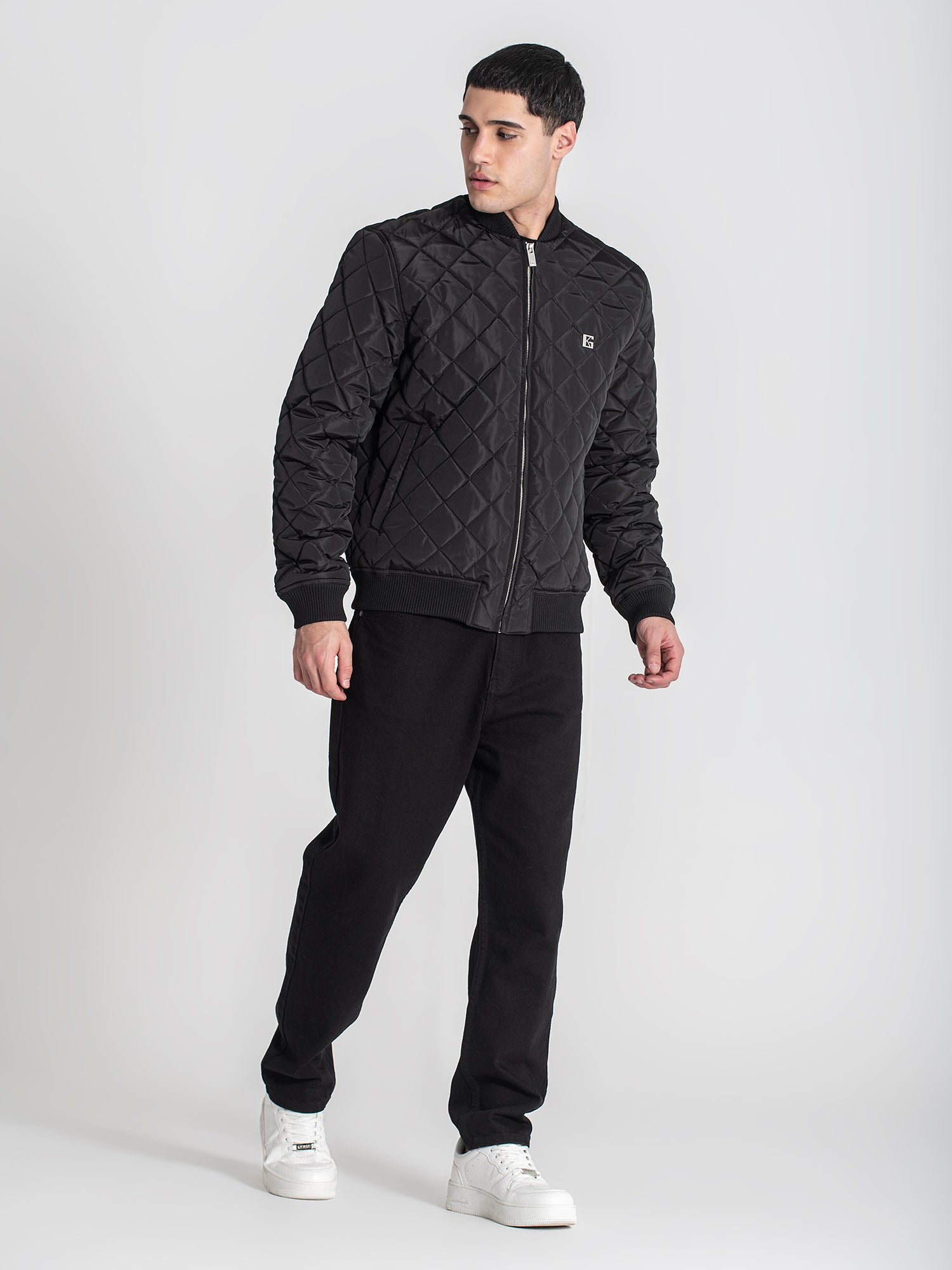 bombers / Black Pillow Bomber Jacket