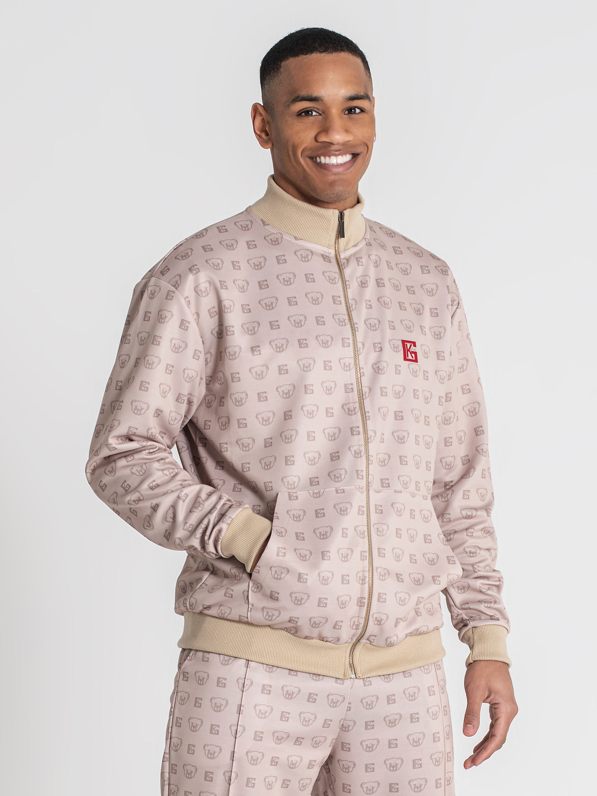 zip jackets / Beige Atelier Jacket