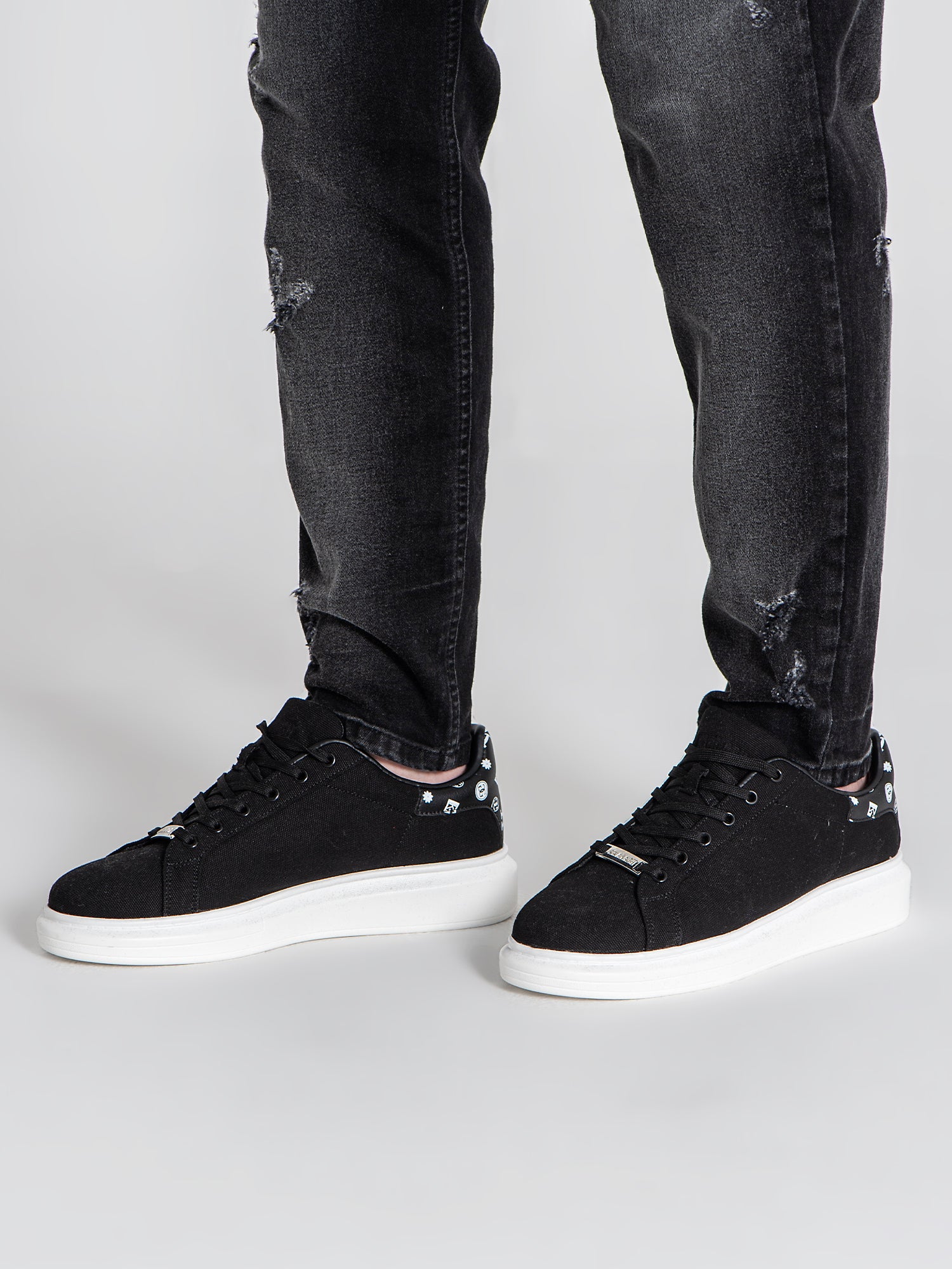 sneakers / Black Logomania Sneakers