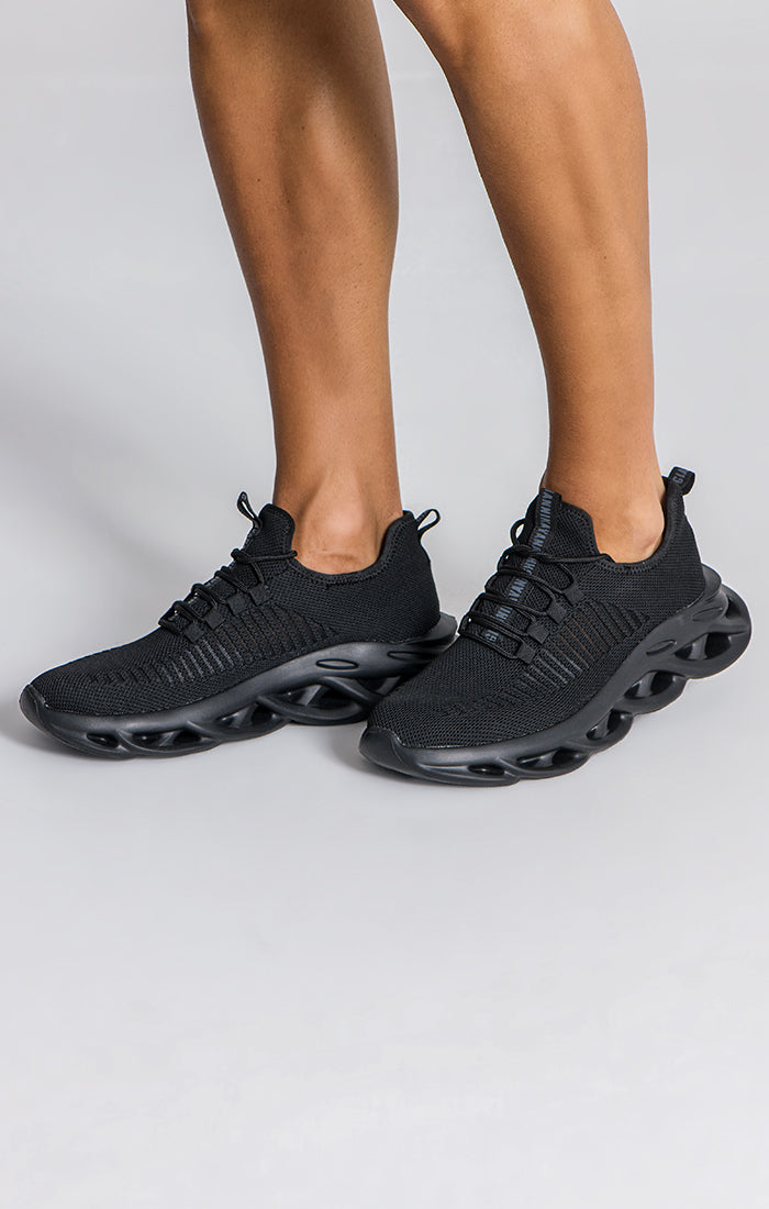 Black Structure Sneakers