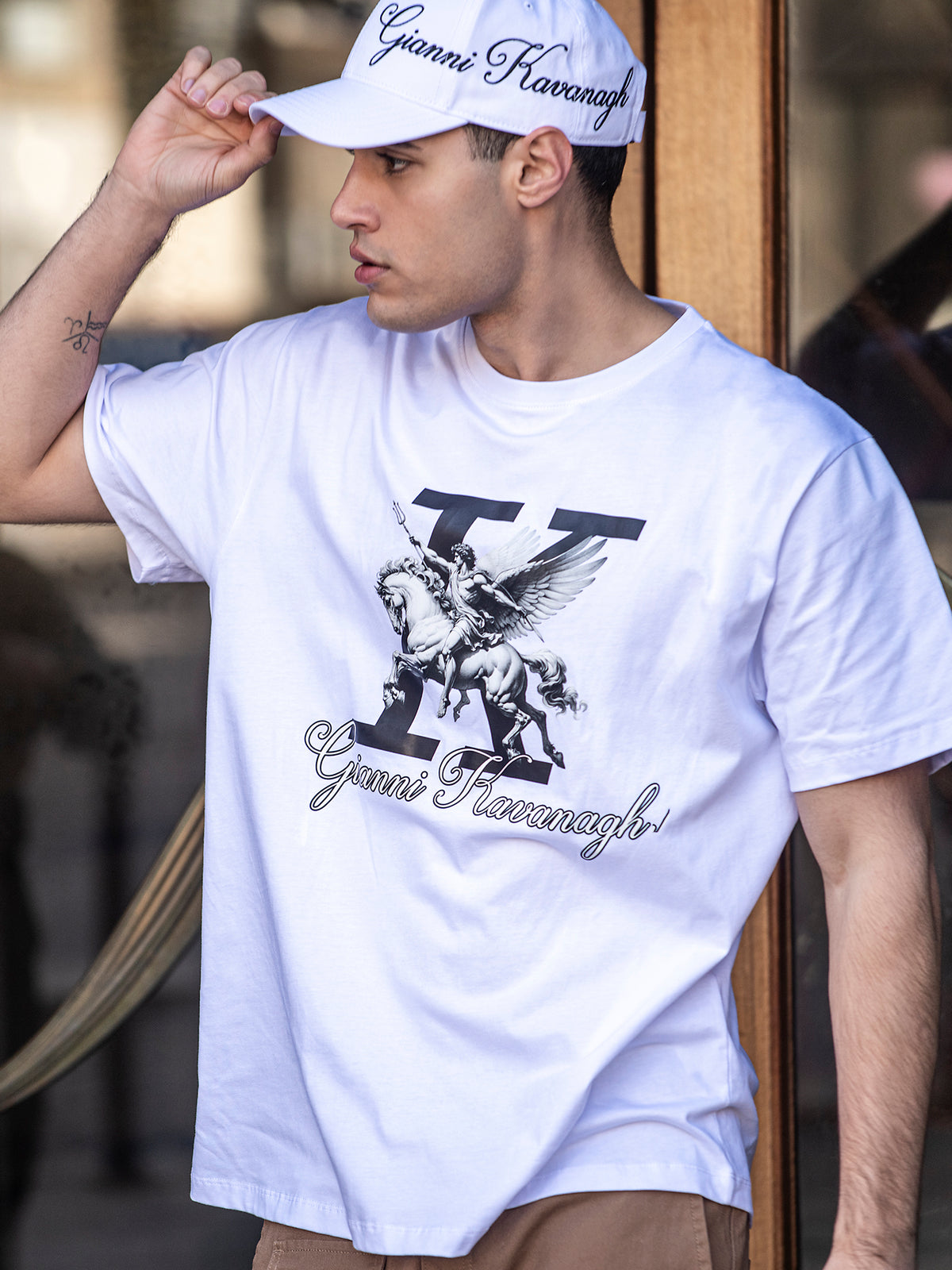 White Knight Oversized Tee