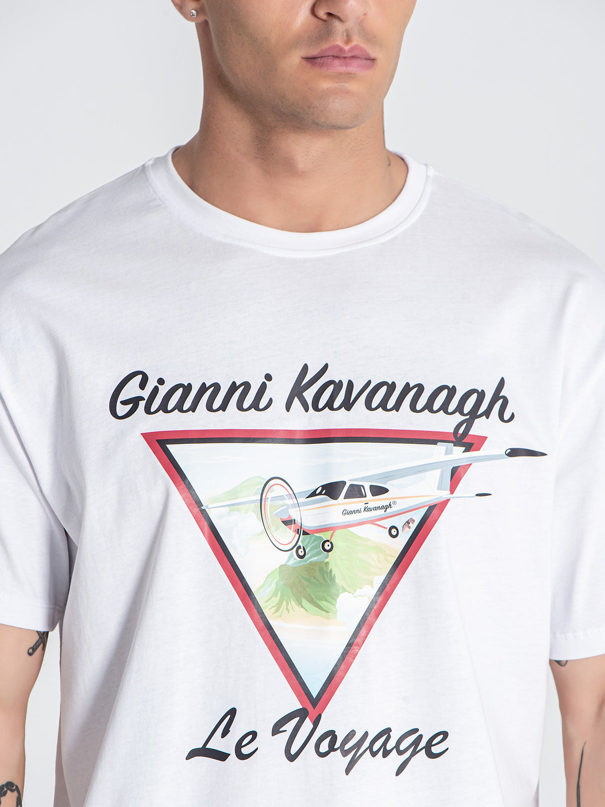 White Le Voyage Tee