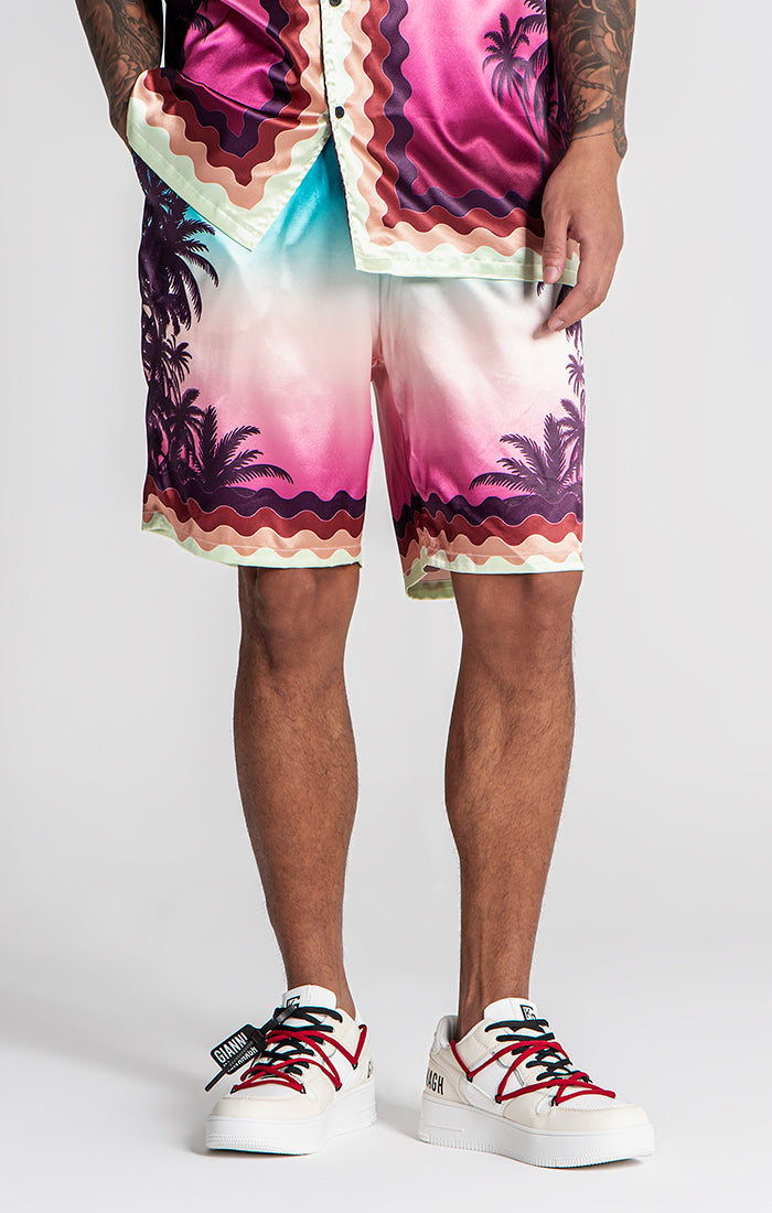 Multicolor Tropicana Shorts