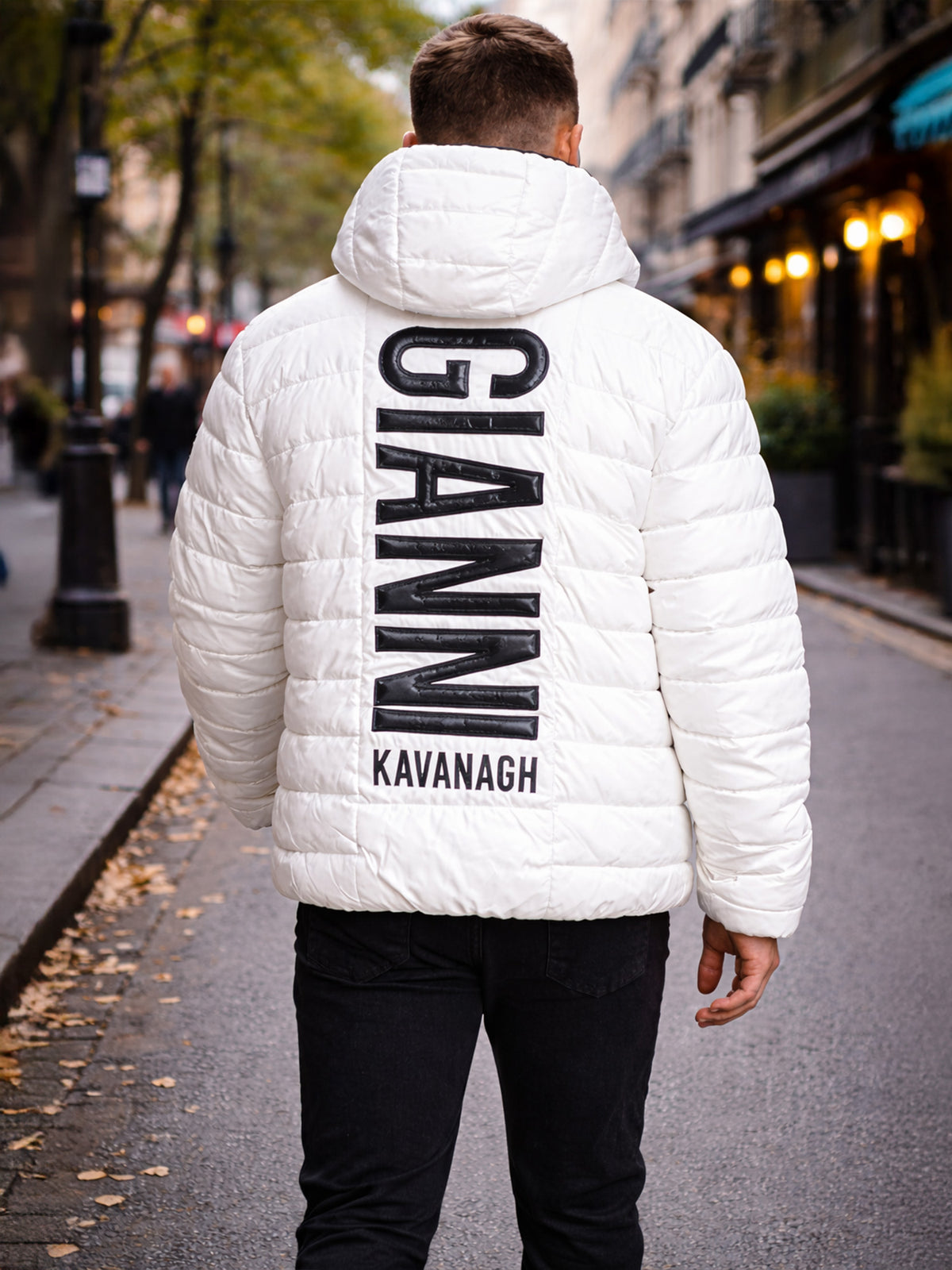 White Team Puffer Jacket