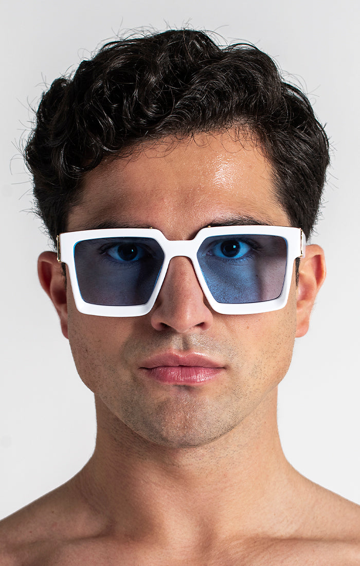White Fashionista Sunglasses Sunglasses Gianni Kavanagh