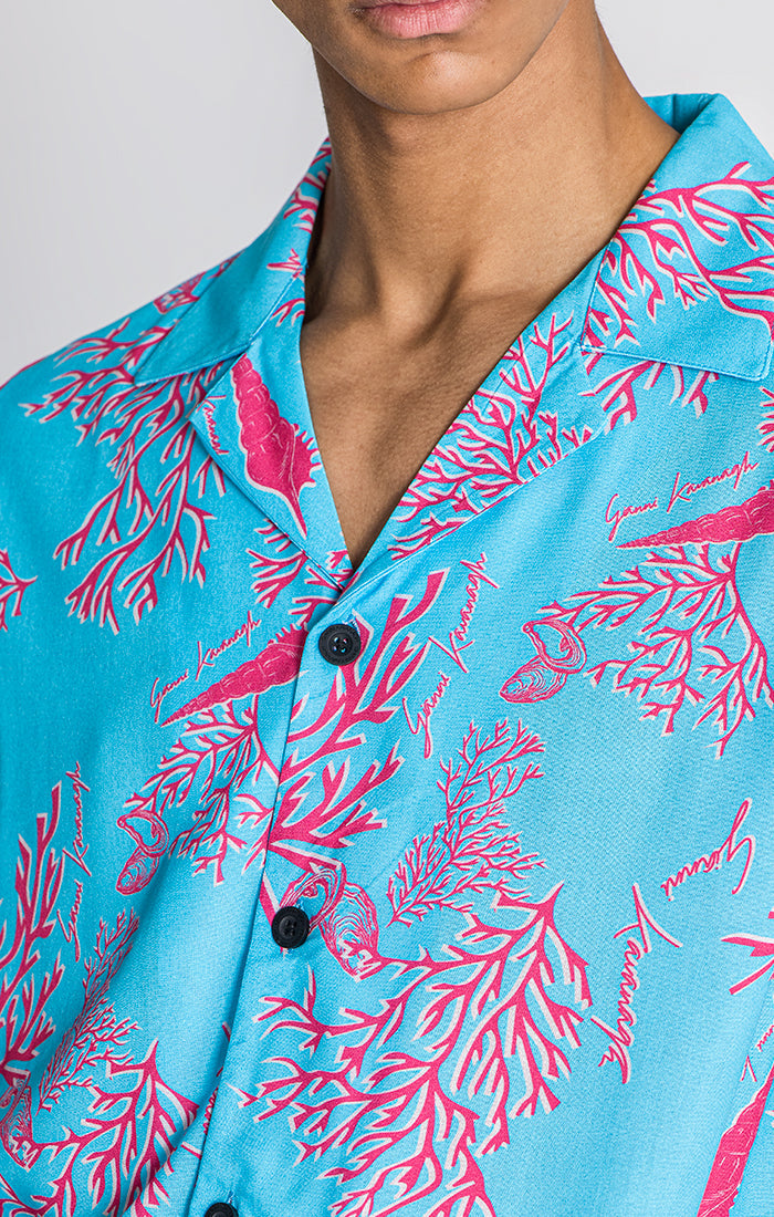 Blue Underwater Oversized Shirt