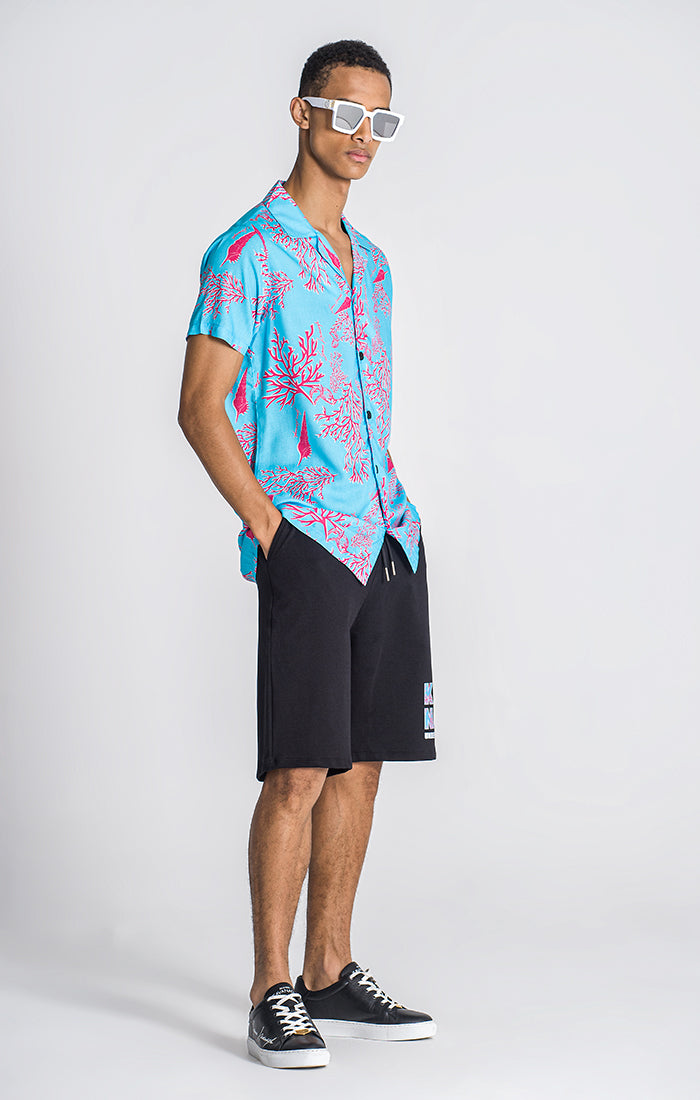 Blue Underwater Oversized Shirt