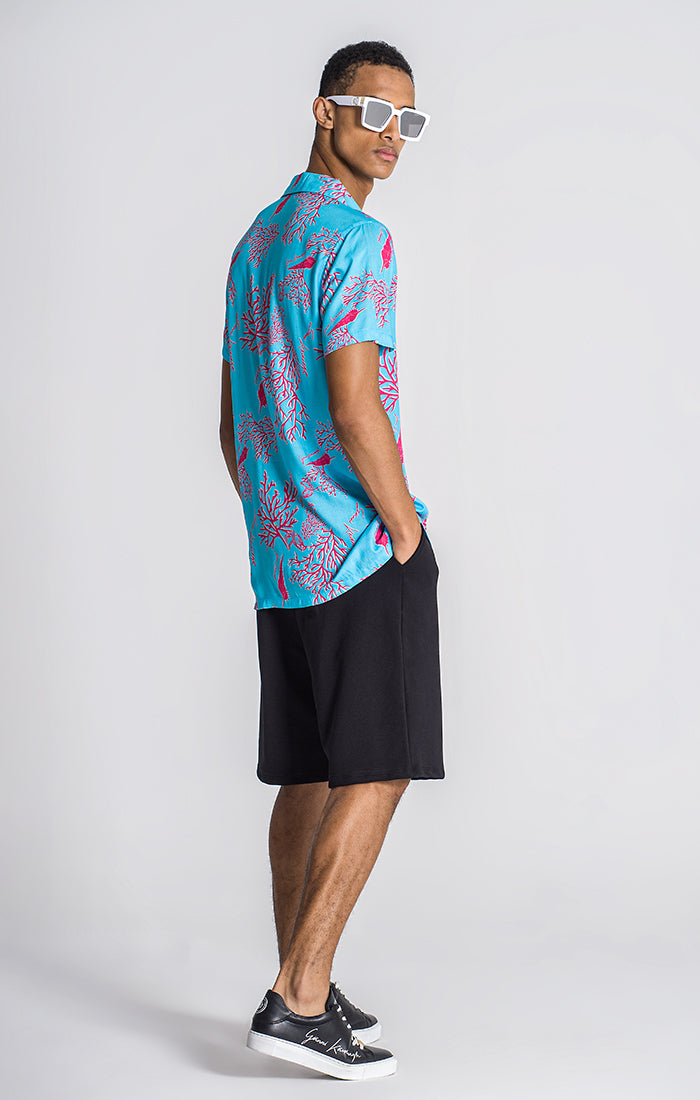 Blue Underwater Oversized Shirt