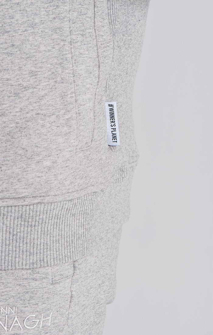Grey Melange Winners Planet Hoodie