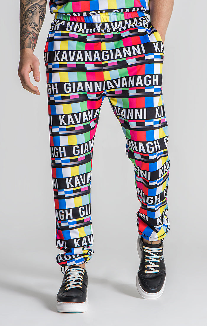 Multi color joggers discount