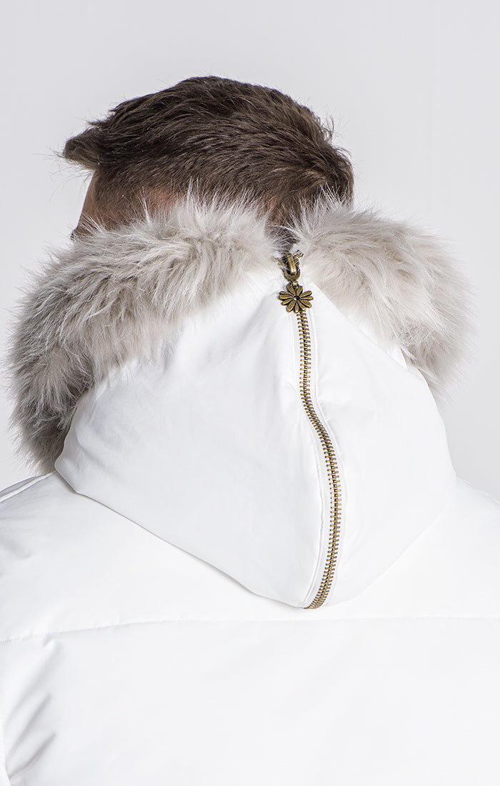 White Courchevel Coat