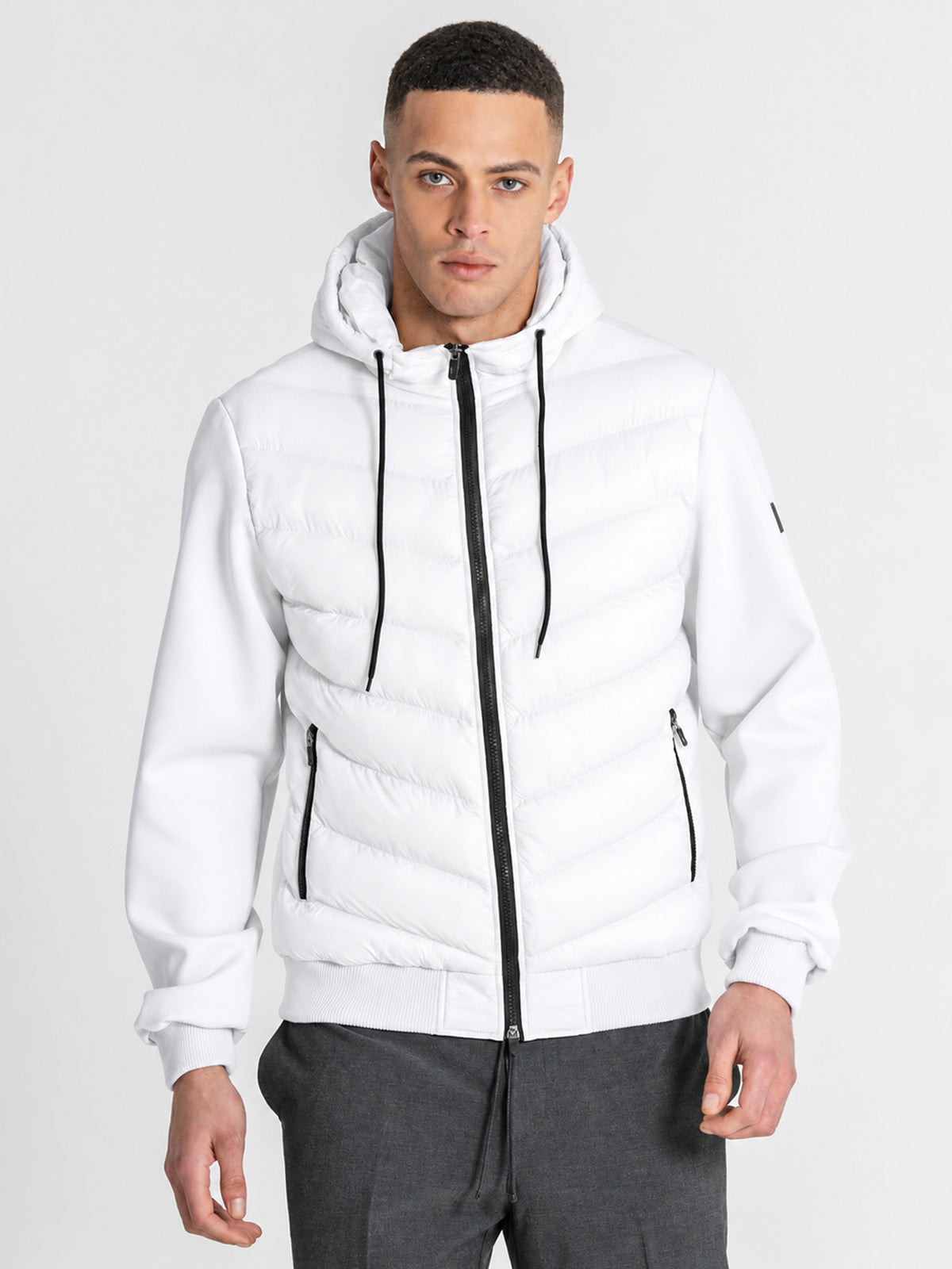 White Aero Hoodie Jacket