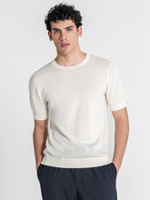 t-shirts / White Soft Knit Tee