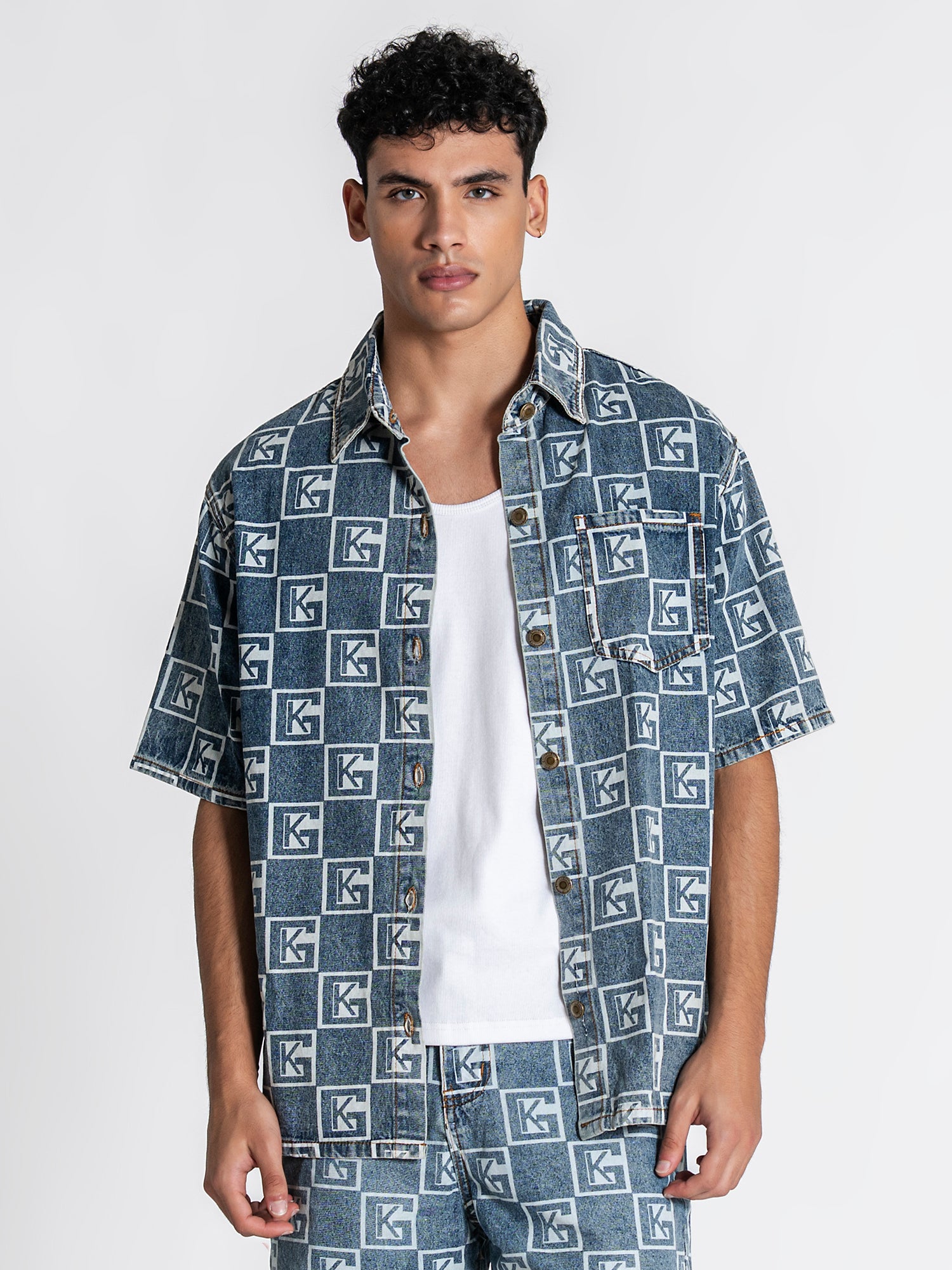 Blue Clone Denim Shirt