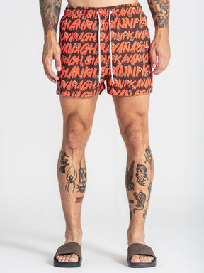 swimshorts / Orange Rebel Swimshorts