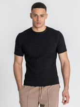 t-shirts / Black Dimension Knit Tee