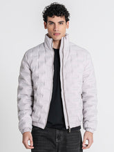 jackets / Grey Code Puffer Jacket