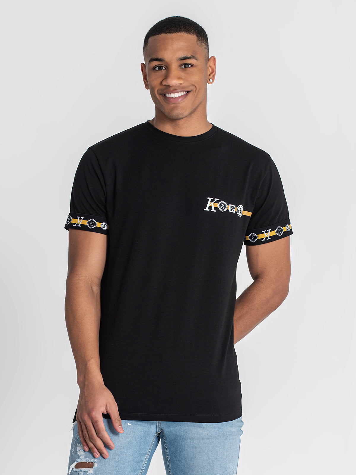 t-shirts / Black Trail Elastic Tee