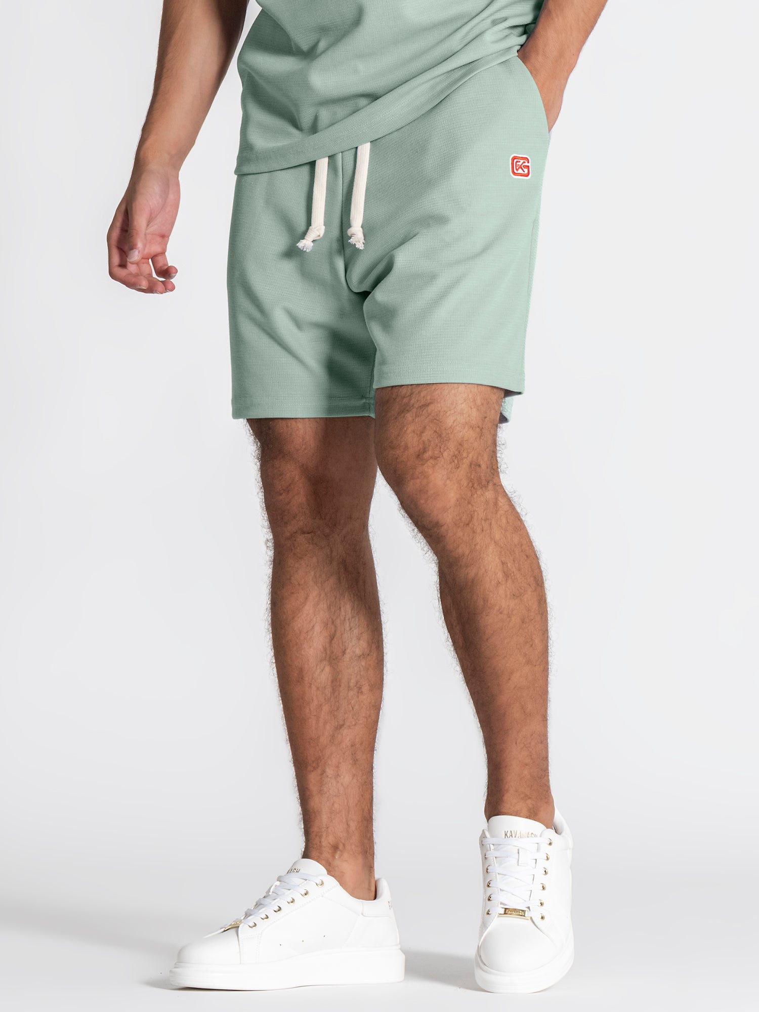 Blue Grid Shorts