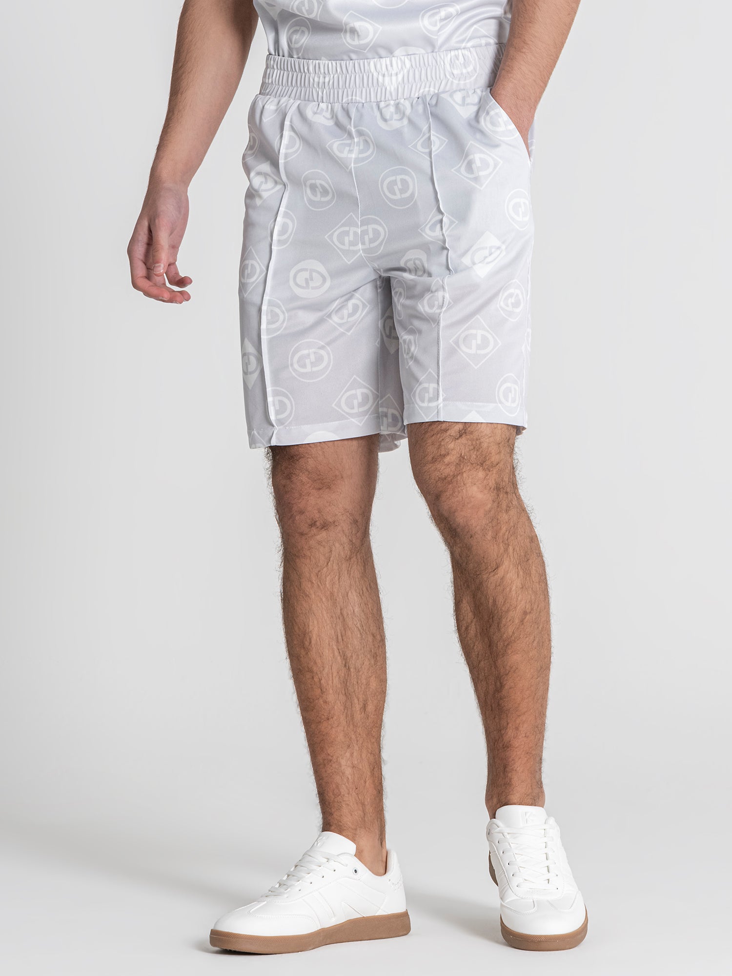 Grey GG Shorts