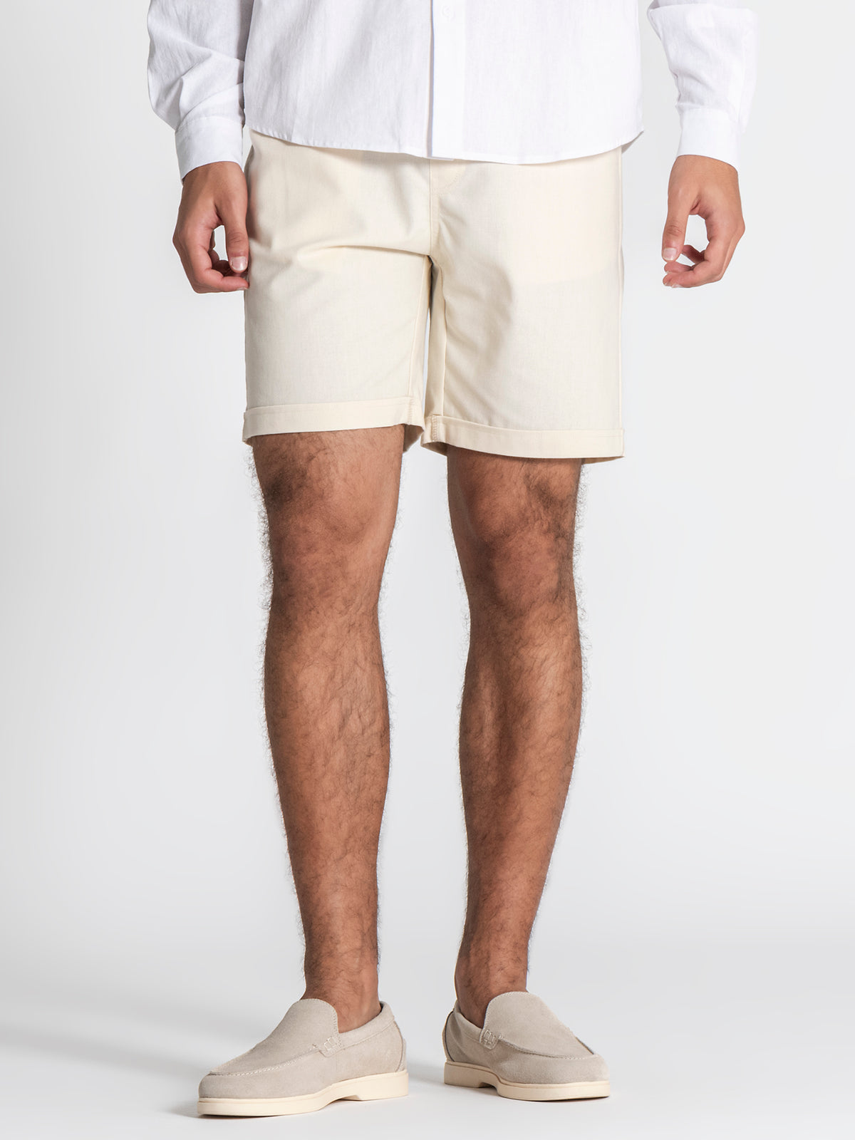 shorts / Beige GG Linen Shorts