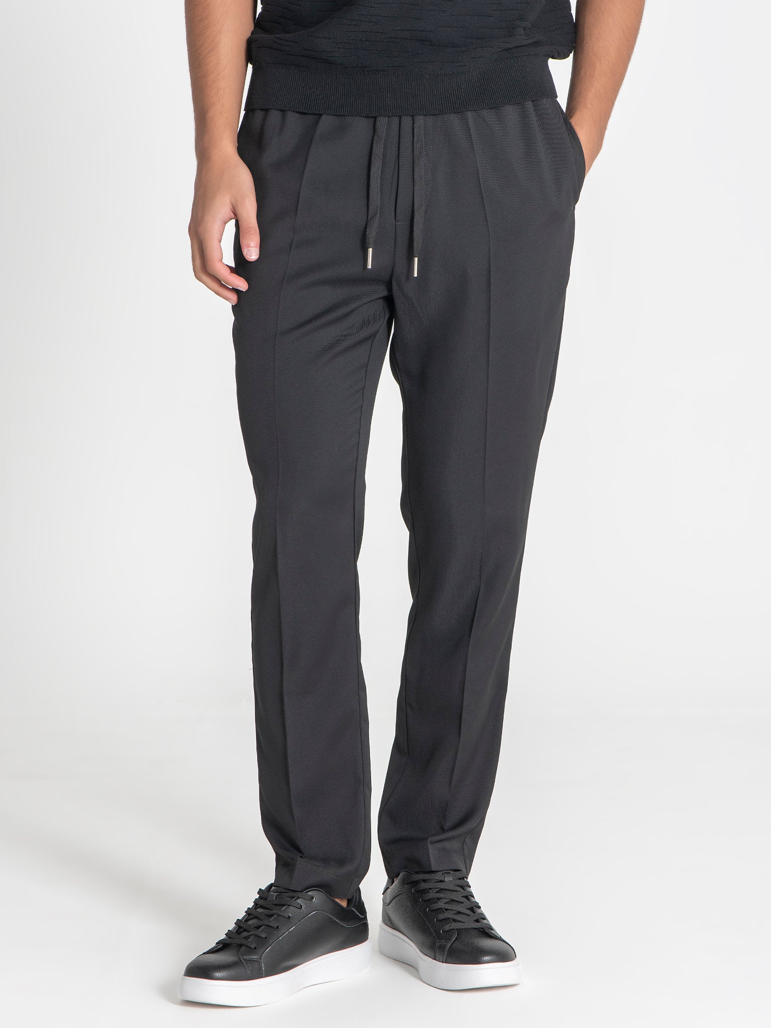 Black Drawstring Pants