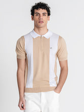 polos / Camel Column Knit Polo