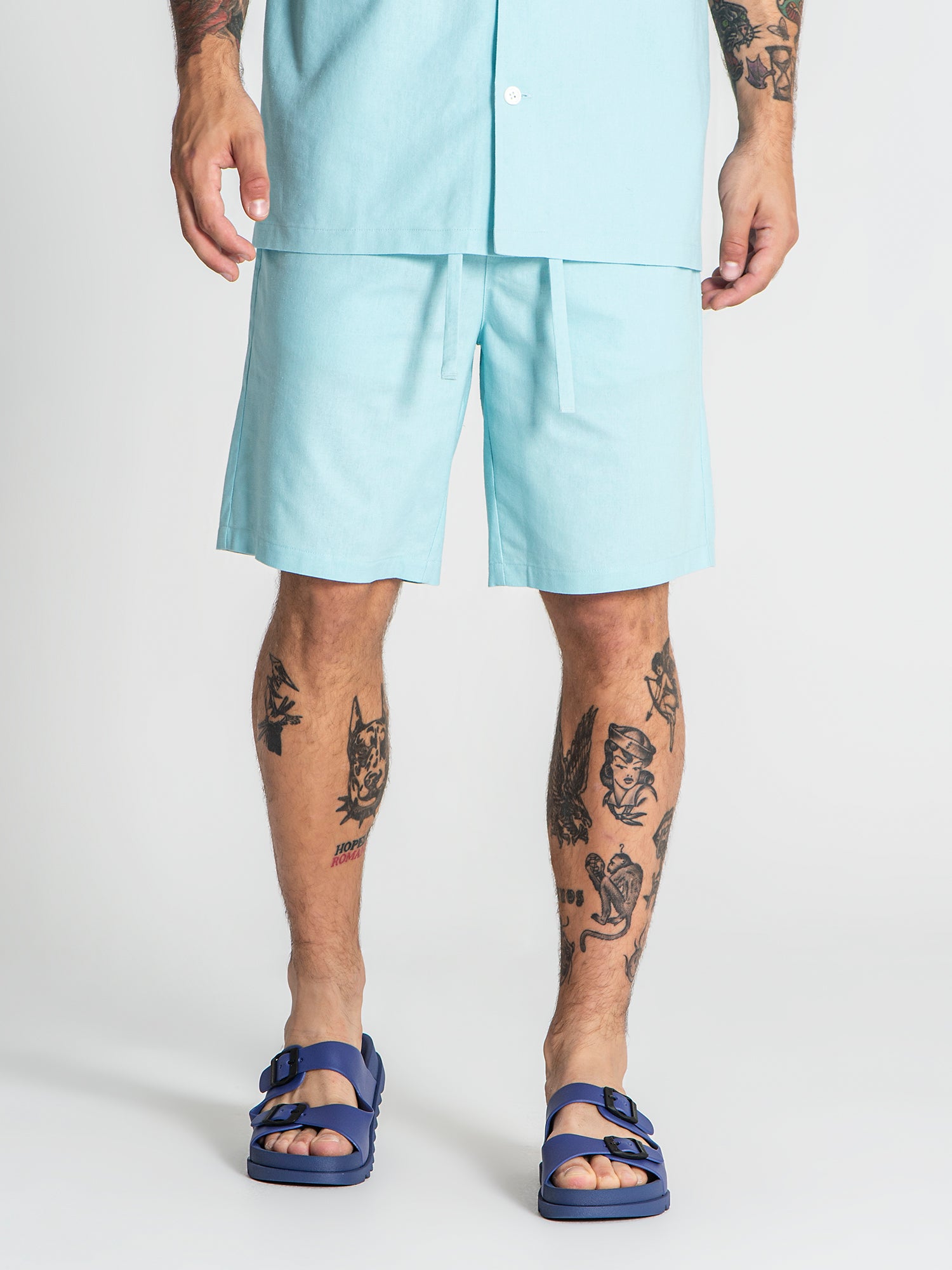 Light Blue Natura Shorts