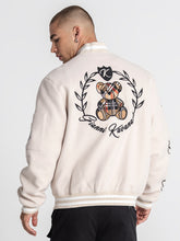 bombers / Beige Noble Bear Bomber Jacket