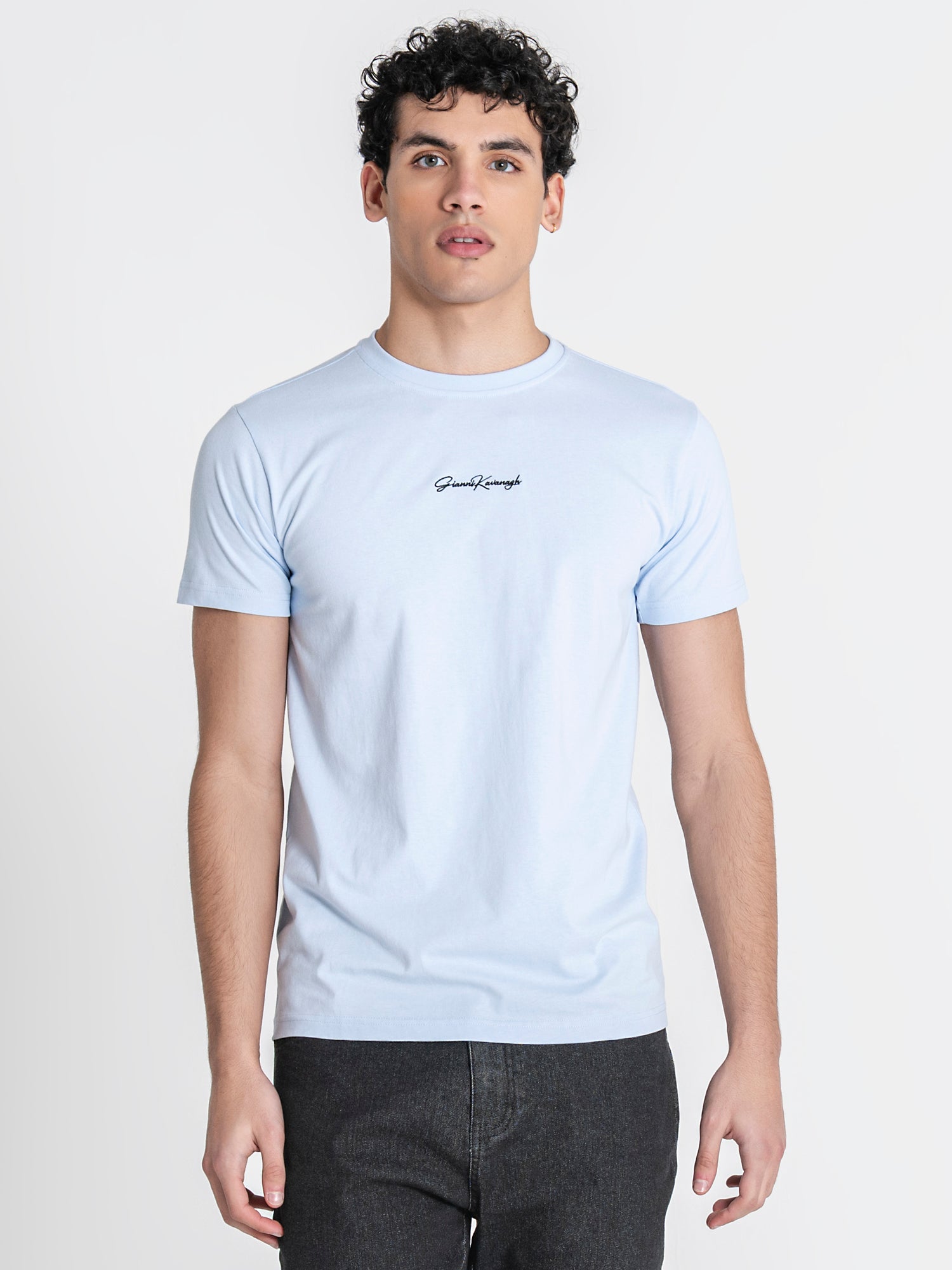 t-shirts / Light Blue Signature Tee