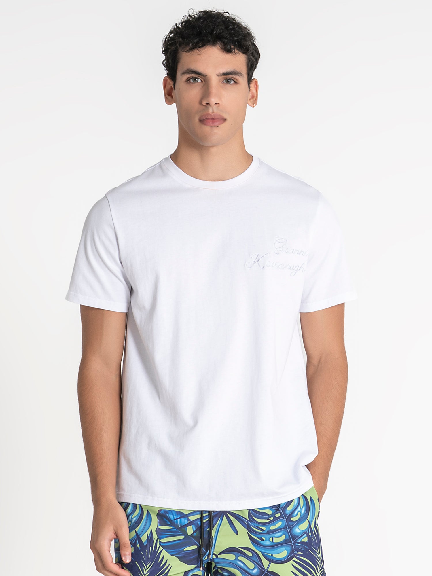 White Handwritten Tee