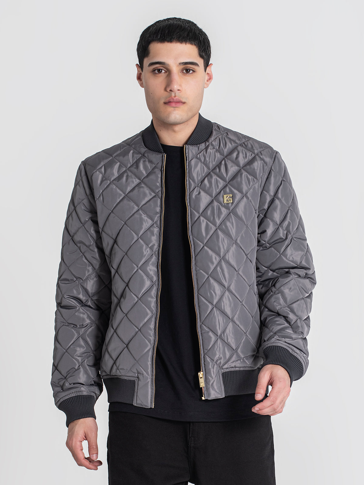 bombers / Grey Pillow Bomber Jacket